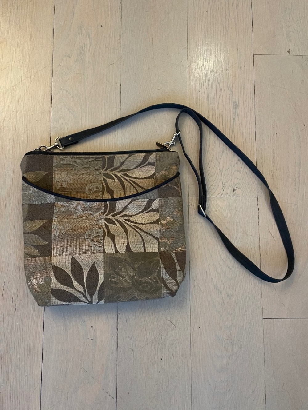 Y2K Vintage Danny K Beverly Hills Tapestry Crossbody Bag | Handmade in USA